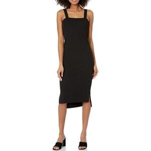 The Drop Women's Amelia Square-Neck Strappy Bodycon Midi Tank Dress L